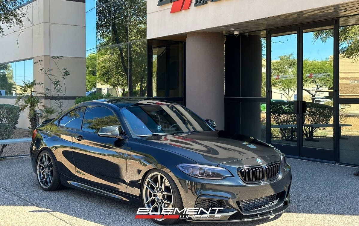 19 inch Variant Helium Gloss Gunmetal on a 2014 BMW M235i