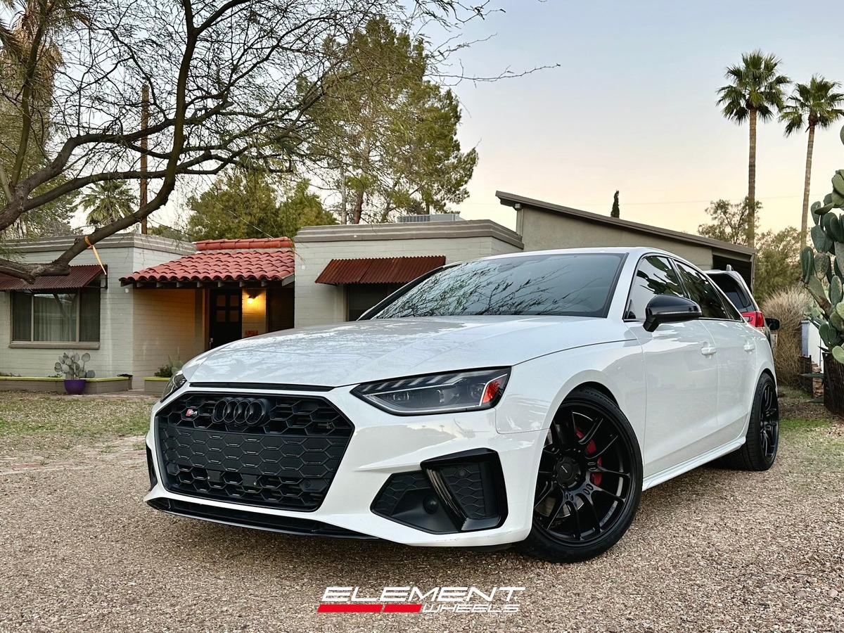 19 Inch Enkei GTC02 Matte Black on a 2020 Audi S4
