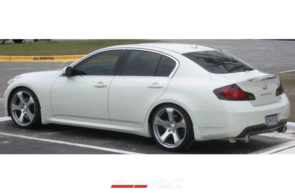 MRR HR2 Polished Wheels Infiniti G35 Sedan w/ Specs