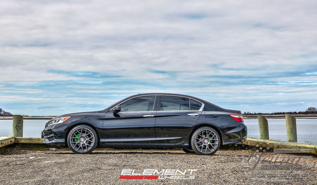 20x9 Stance VIP SC8 SC-8 Slate Grey on 2016 Honda Accord EX