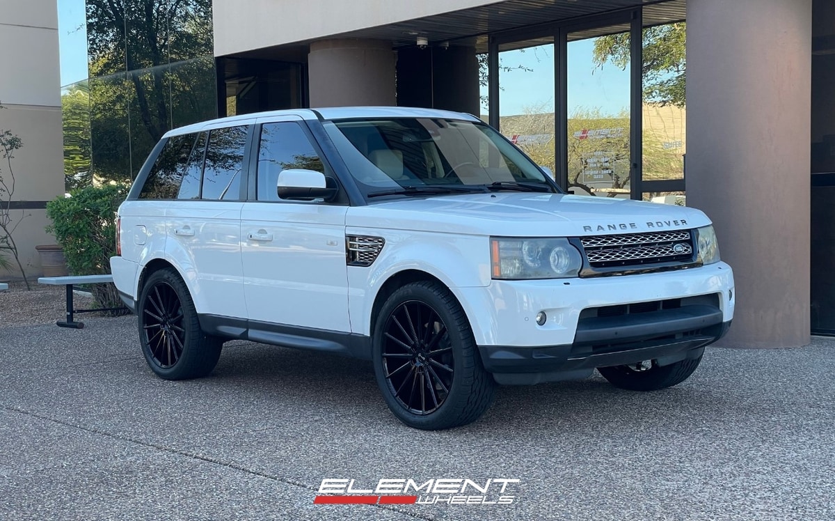 22 Inch Gianelle Verdi in Gloss Black on a 2013 Land Rover Range Rover