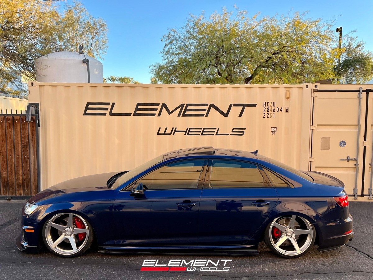 20 Inch Variant Sena Polished on a 2019 Audi S4