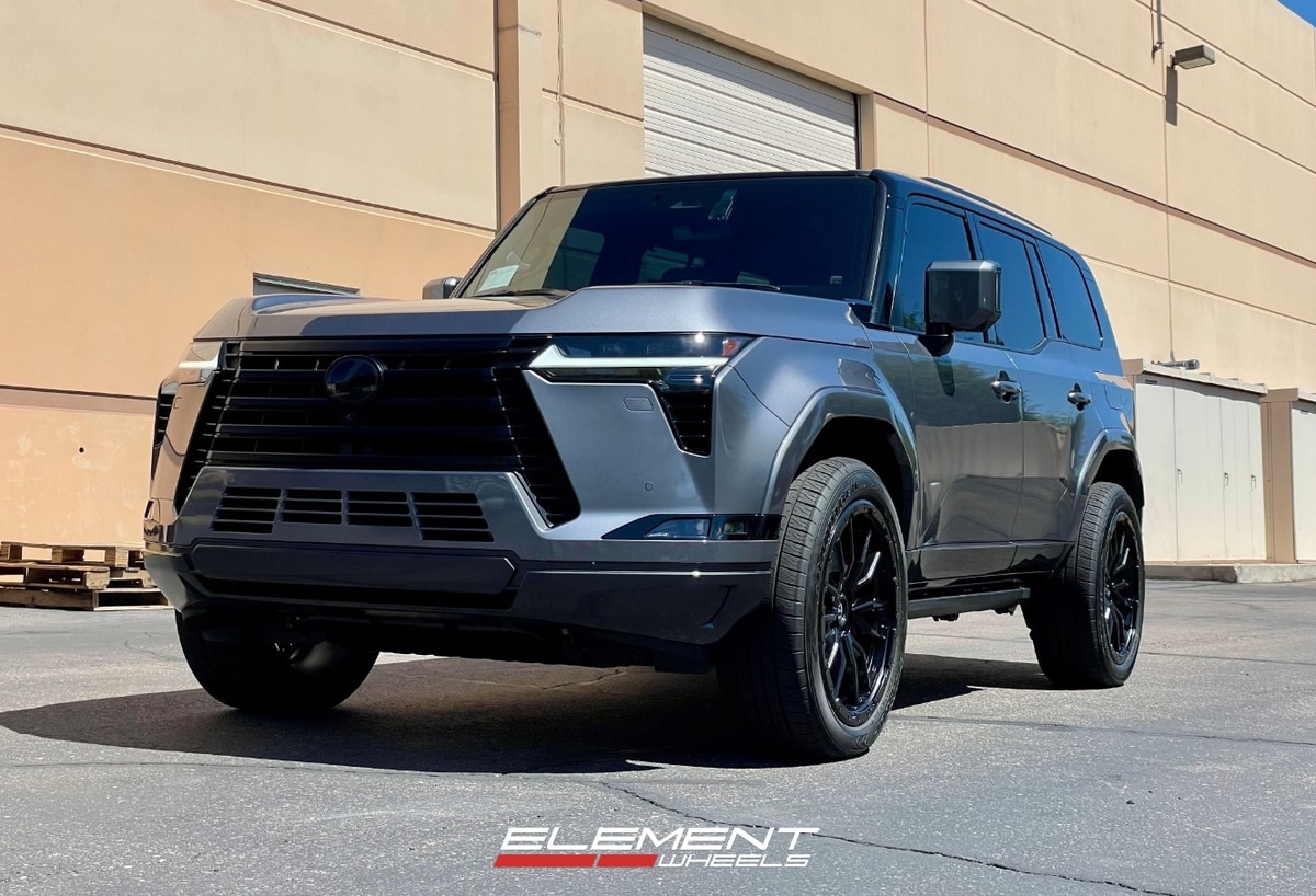 22 inch Fuel Offroad Rebel 6 in Matte Black on a 2024 Lexus GX 550