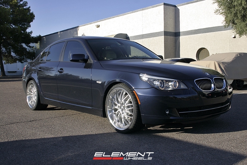 MRR GT1 Silver Wheels on 08 BMW 5 Series w/ Specs