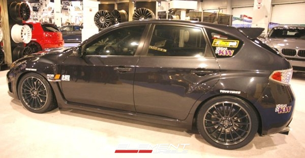 Tenzo Cuzco Titanium Charcoal Wheels Subaru WRX STI w/ Specs