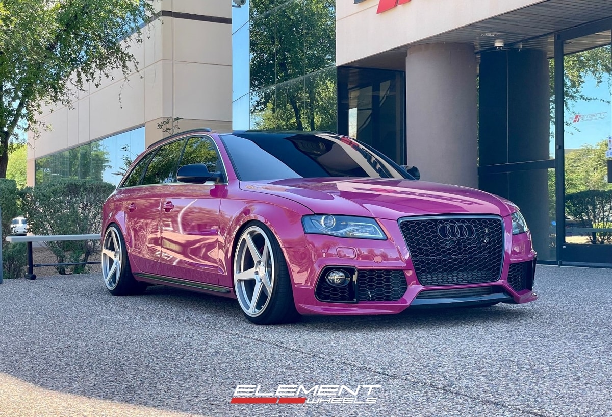 20 inch Variant Sena in Raw Milled on a 2012 Audi A4 Avant