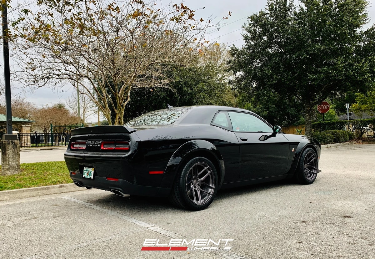 20x12 Stance SF03 on Dodge Challenger OEM Widebody