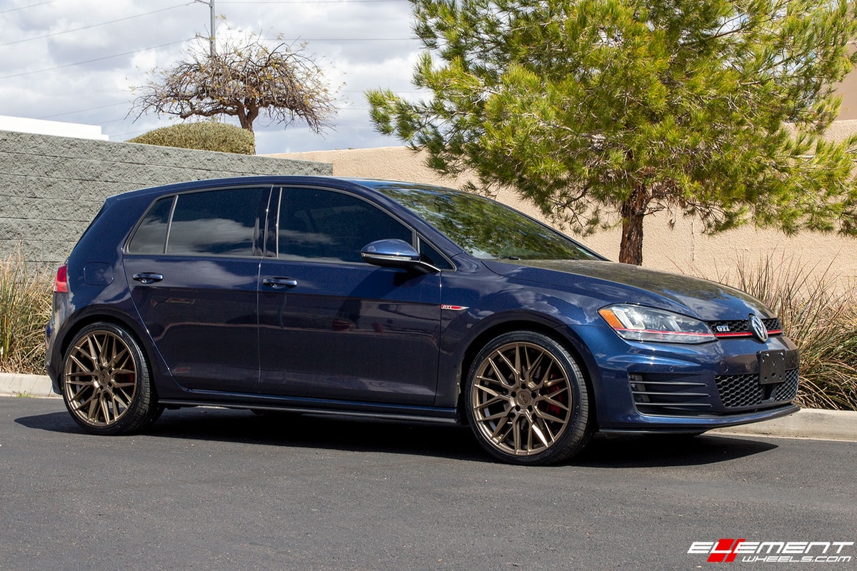 19 inch Niche Gamma Matte Bronze M191 on a 2015 Volkswagen GTI