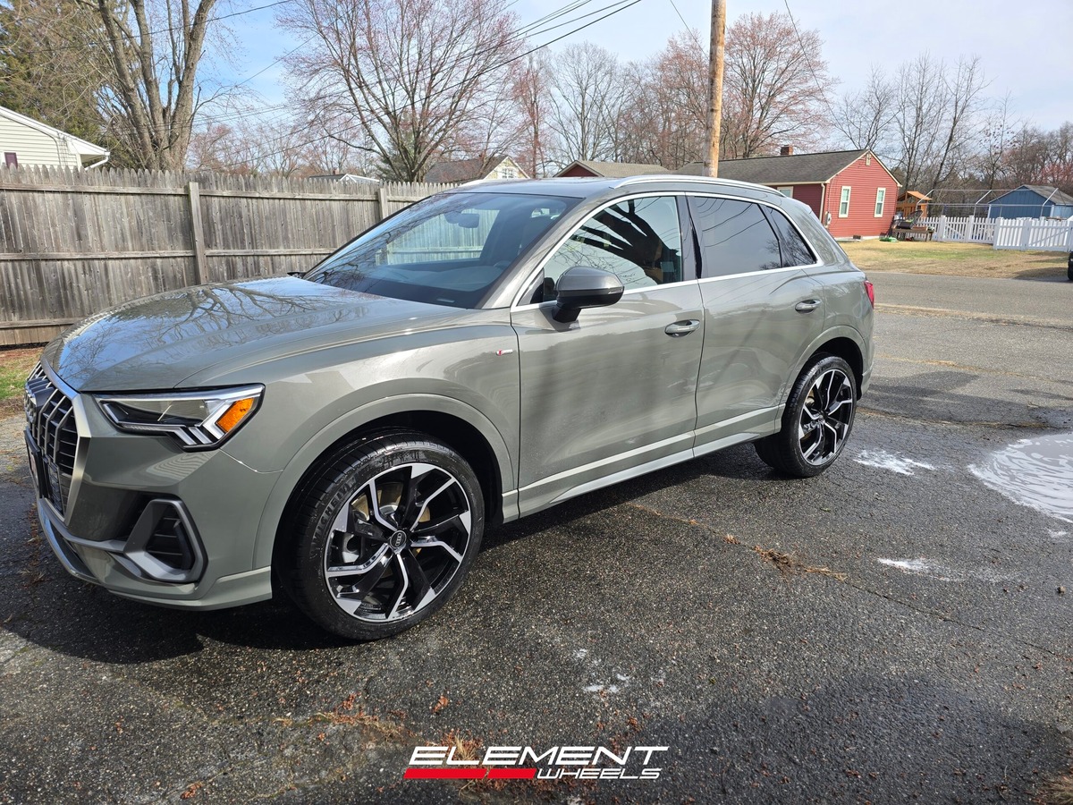 20 inch GMP Rebel in Black Diamond on a 2024 Audi Q3