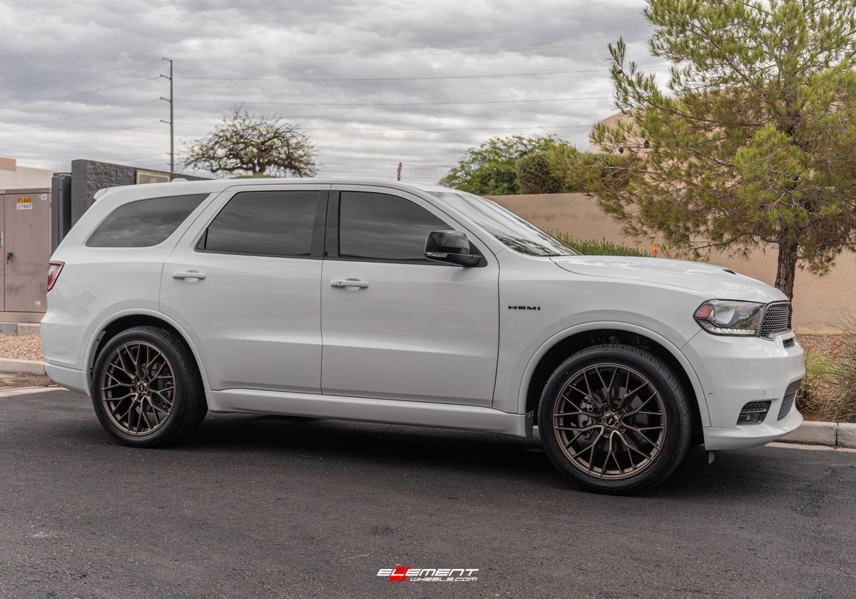 22 inch Savini SV-F2 Matte Bronze on a 2020 Dodge Durango