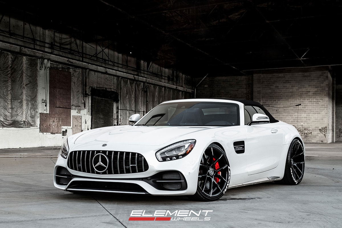 20 Inch Staggered Lexani Stuttgart on Mercedes Benz AMG GT-C