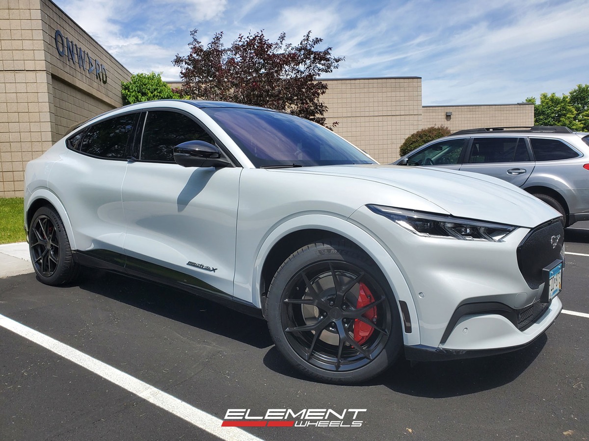 20 inch MRR FS06 Matte Black on a 2021 Ford Mustang Mach-E