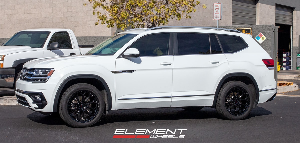 20 inch Gianelle Monte Carlo Gloss Black on a 2019 Volkswagen Atlas