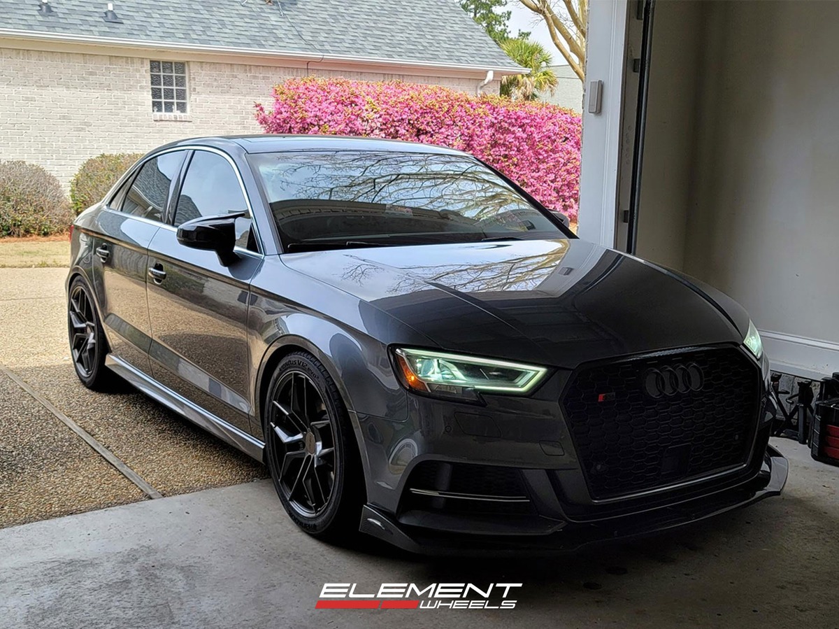 18 inch TSW Silvano Gunmetal on a 2017 Audi S3