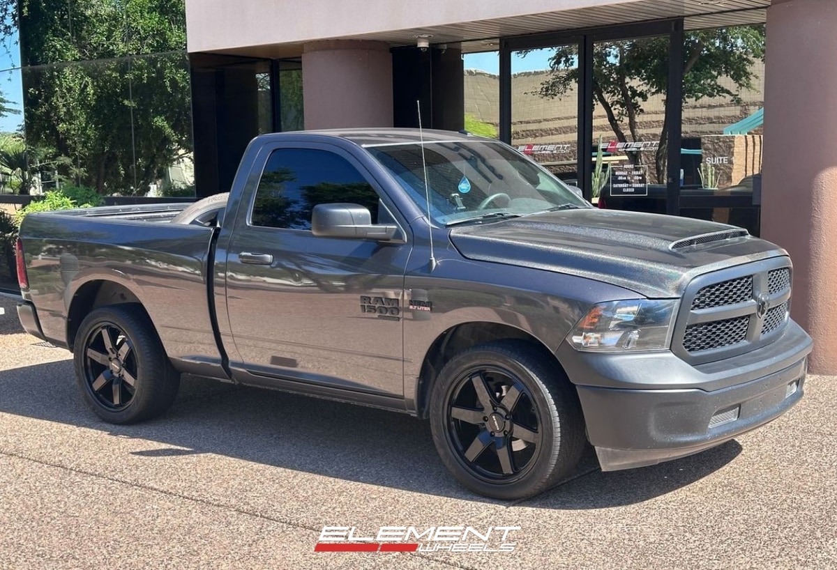 22 inch Raceline 942B Addict in Gloss Black on a 2021 Dodge Ram 1500 Classic