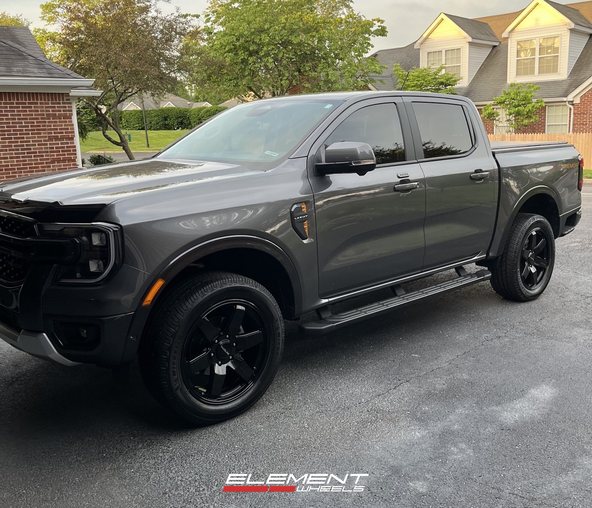 20 inch Raceline 942B Addict in Gloss Black on a 2024 Ford Ranger 4WD