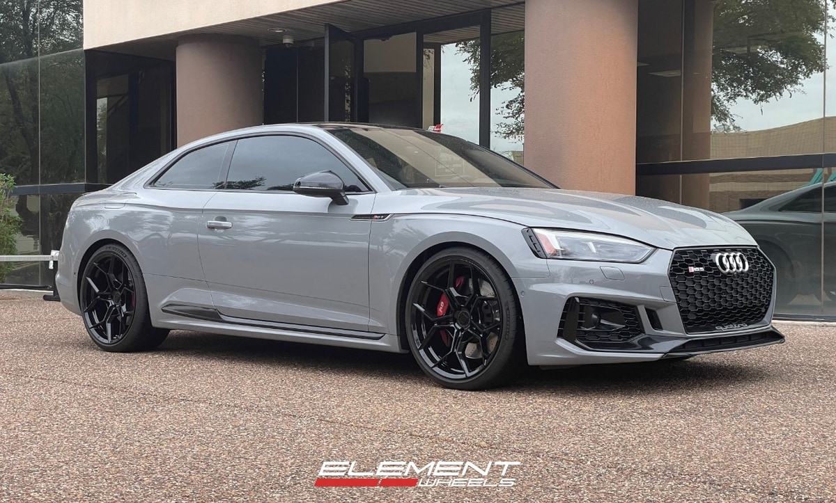 20 Inch Blaque Diamond BD-F25 in Gloss Black on a 2019 Audi RS5