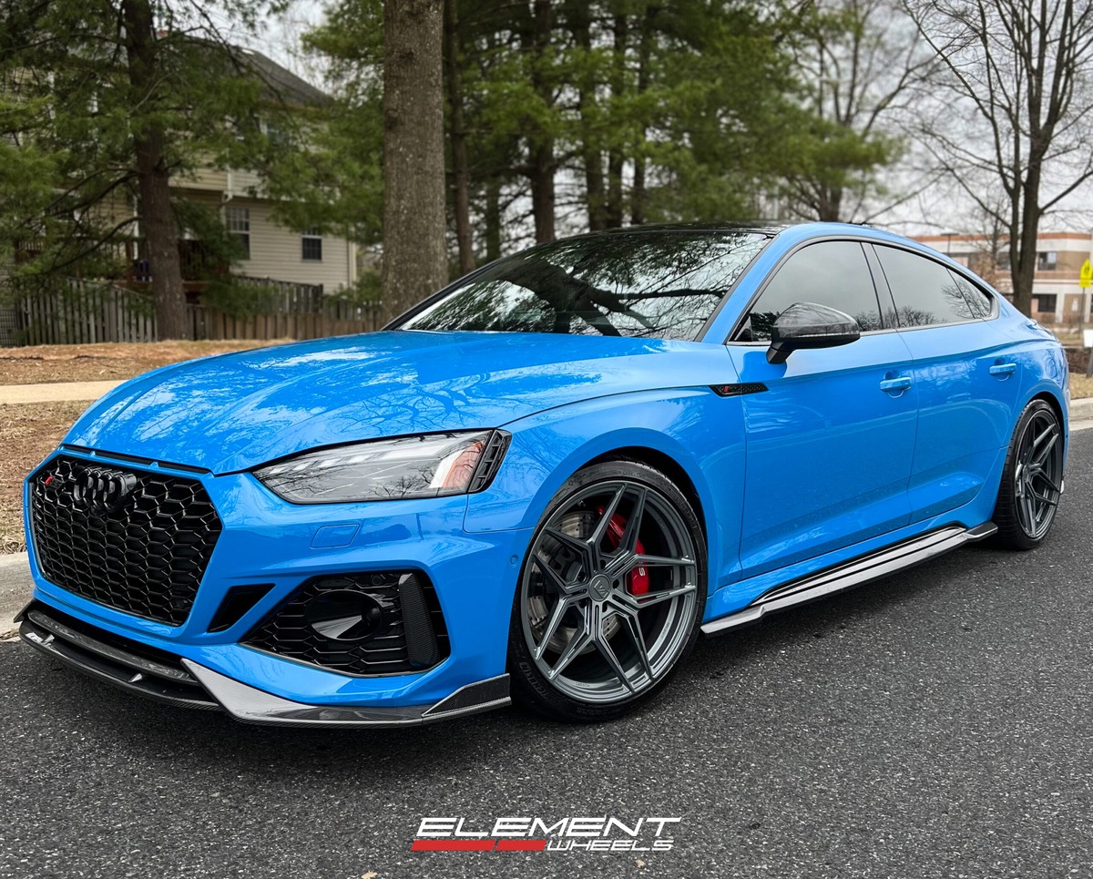 20 inch Variant Zeno Satin Gunmetal on a 2023 Audi RS5