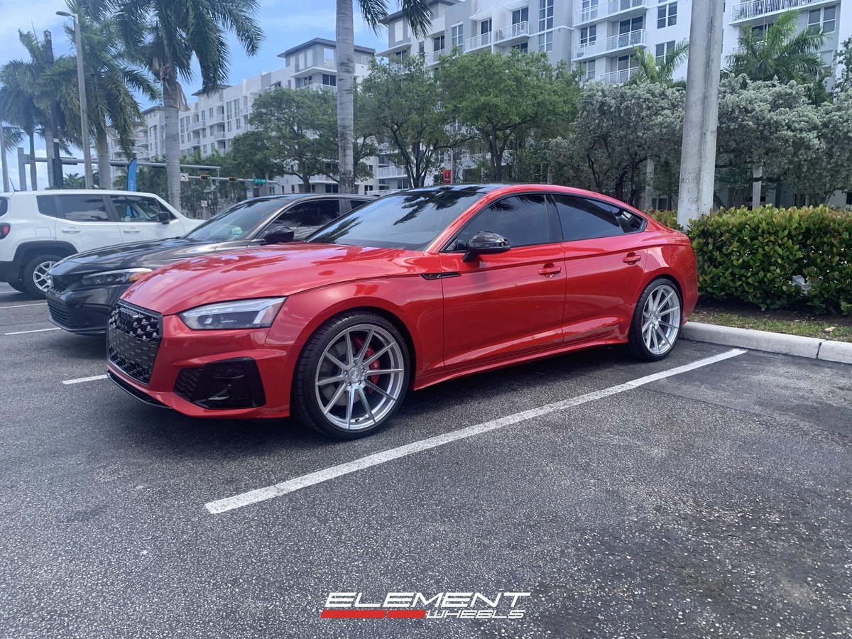 20 inch Variant Argon Machine Silver on 2022 Audi S5