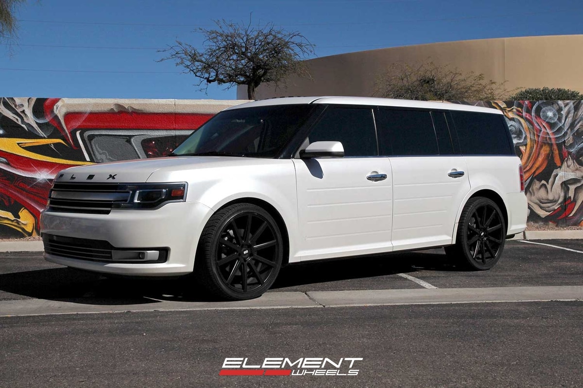 22 inch XO Tokyo Matte Black on 2013 Ford Flex w/ Specs