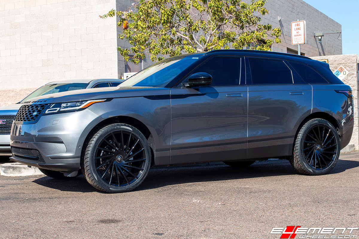 22 inch Asanti ABL-18 Gloss Black on 2019 Land Rover Range Rover Velar
