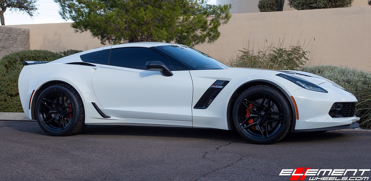 19 inch MRR 755 Corvette ZR1 Replica on 2016 Chevrolette Corvette C7 Z06