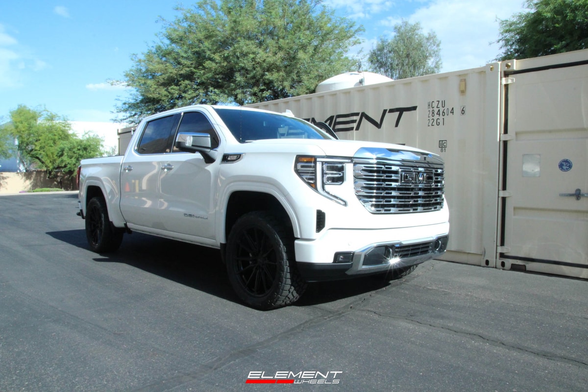 22 Inch Vossen HF6-1 in Gloss Black on 2022 GMC Sierra 1500