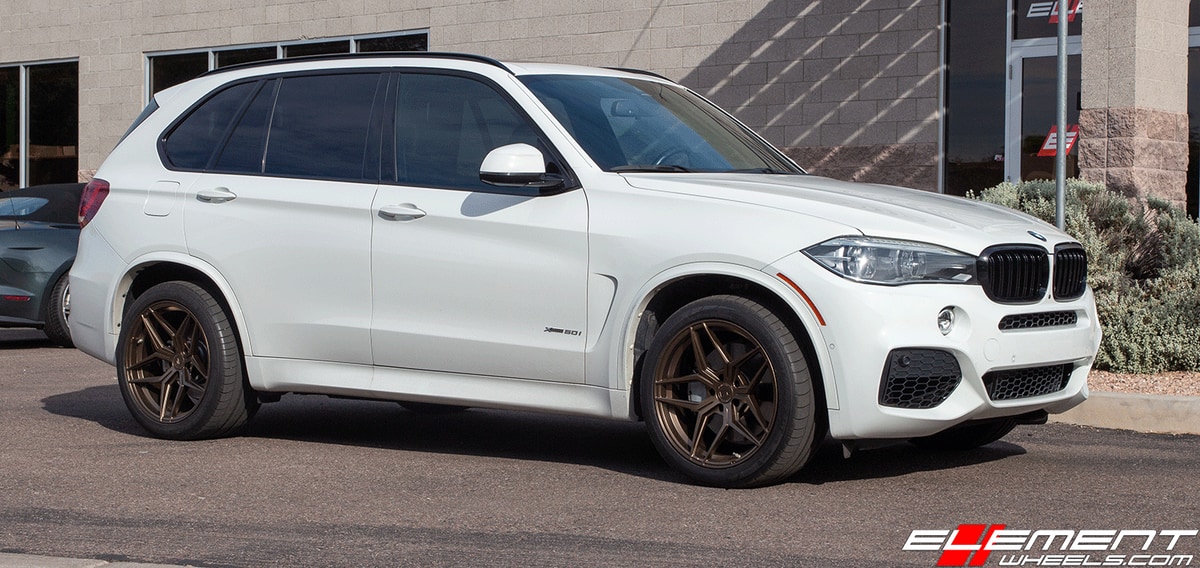 20 inch Variant Xenon Satin Bronze on 2016 BMW X5 50i