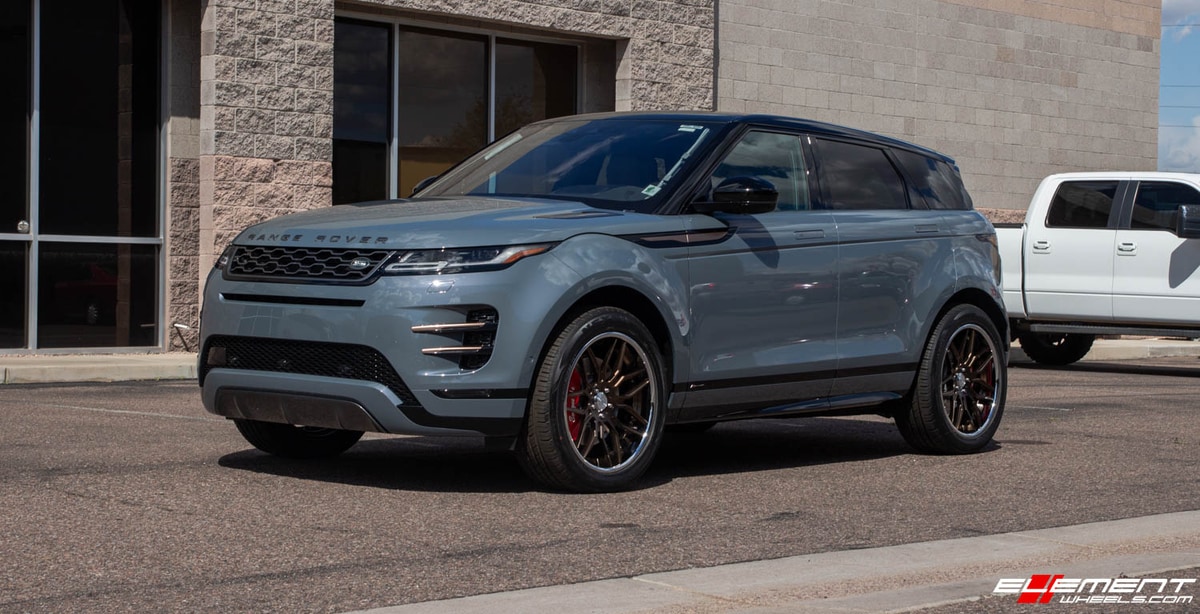 Forged Asanti CX840 in Bronze W/ Chrome Lip on a 2020 Land Rover Range Rover Evoque