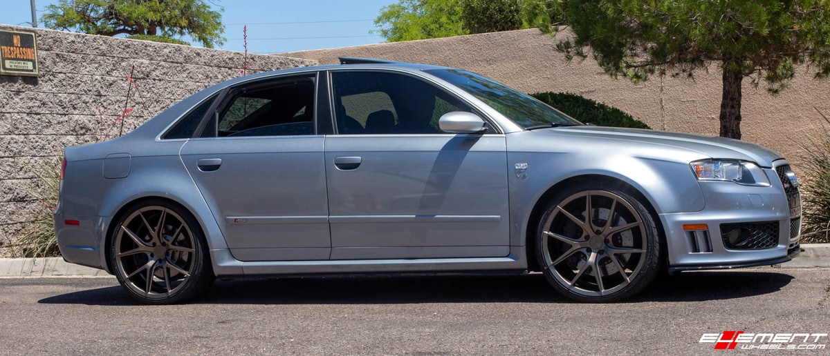 20 Inch Verde V99 Axis in Gloss Bronze on a 2007 Audi RS4