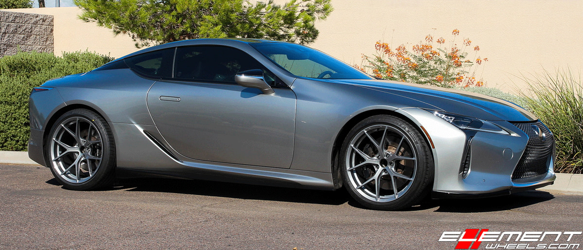 21 inch MRR FS06 Gloss Gunmetal on 2018 Lexus LC 500