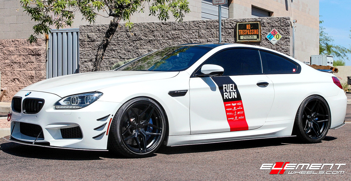 20 inch Variant Xenon Satin Black on 2013 BMW M6