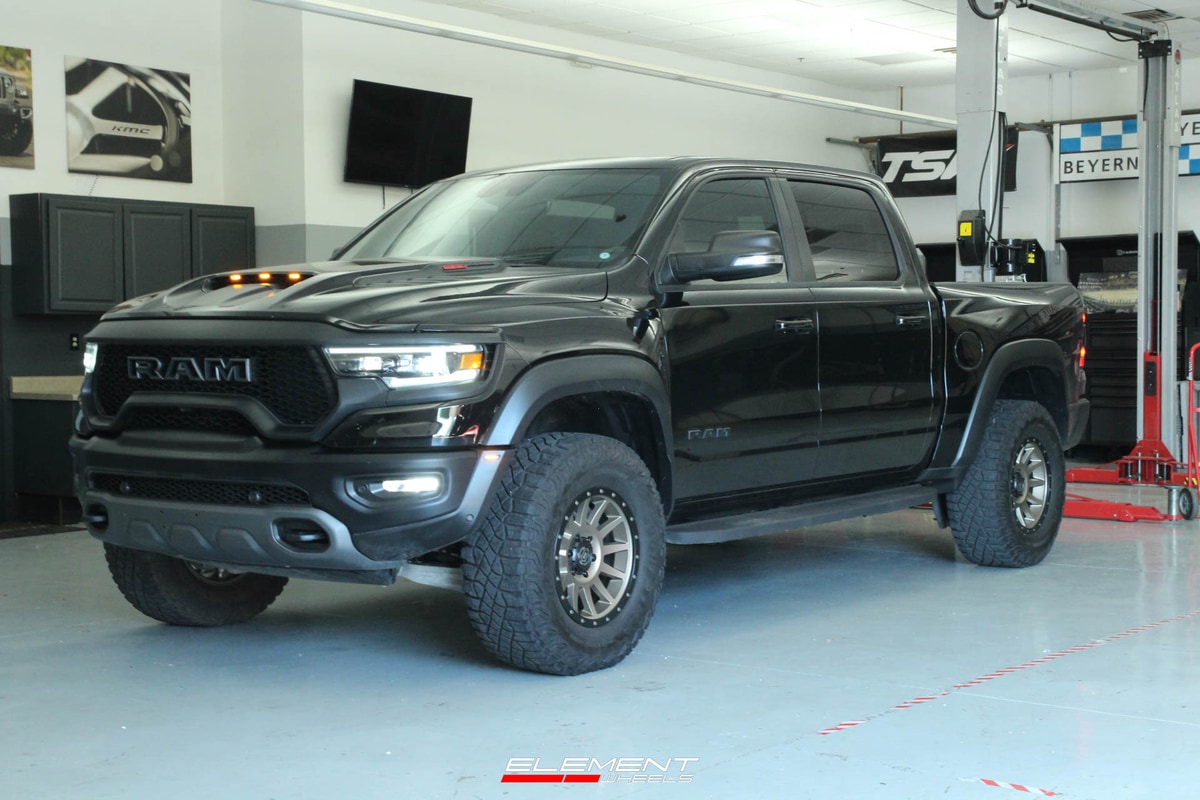 18 Inch ICON Compression in Bronze on 2021 Ram TRX
