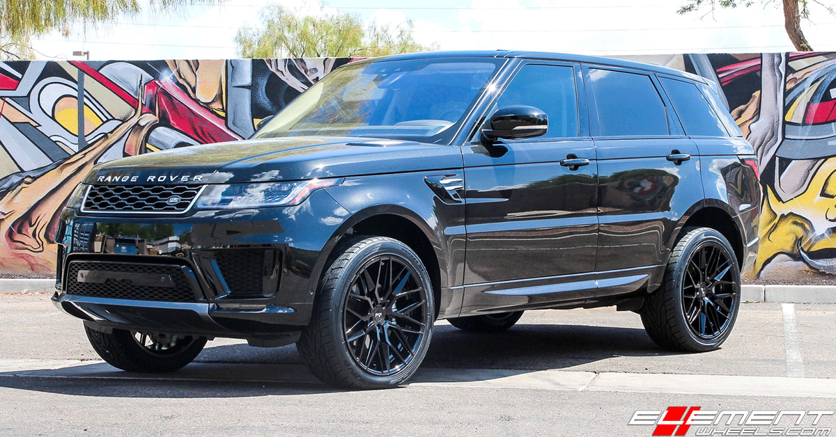 22 inch Niche Gamma M224  Gloss Black on 2018 Land Rover Range Rover HSE