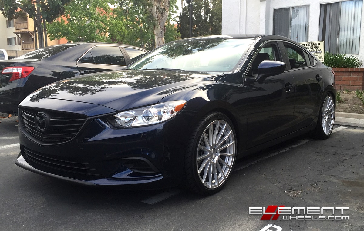 20x9 Ace Devotion Metallic Silver on 2016 Mazda 6 w/ Specs