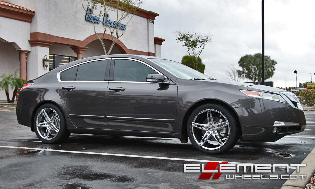 Lexani R03 Chrome on 2012 Acura TL w/ Specs