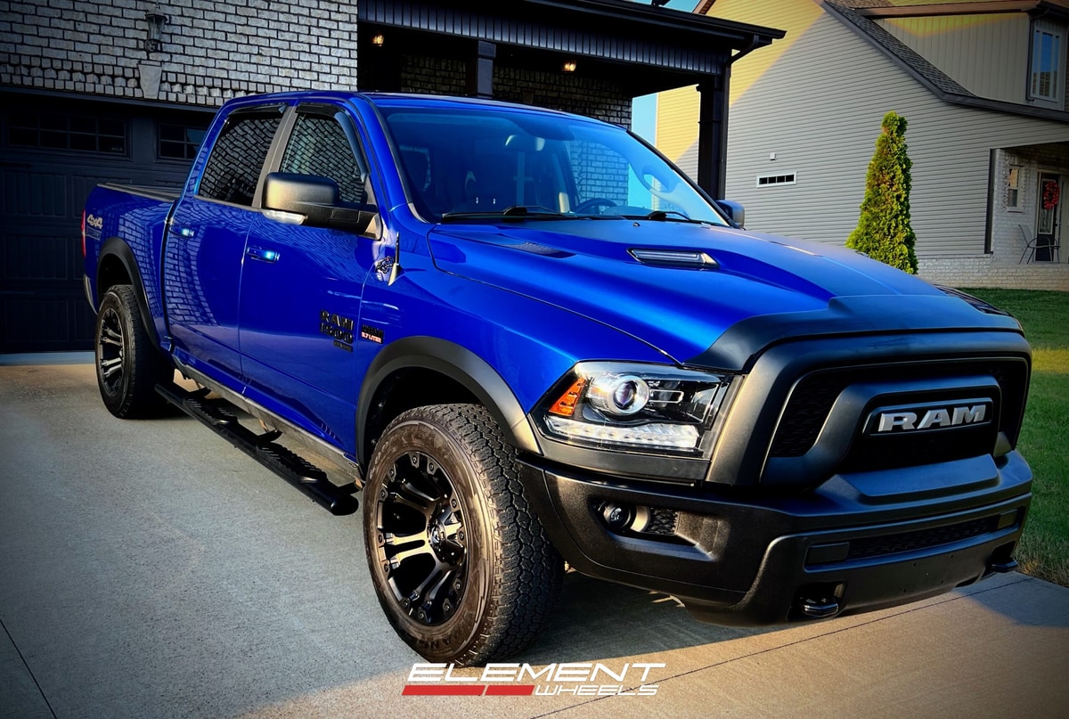 20 inch Fuel Offroad Vapor in Black Machined w/ Tint on a 2019 Dodge Ram 1500 Warlock