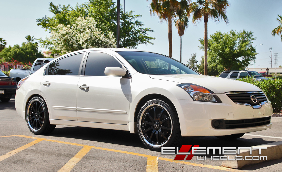 Vertini Milano Matte Black on Nissan Altima w/ Specs