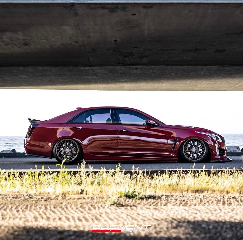 19 inch Variant Radon Satin Bronze on a 2018 Cadillac CTS-V