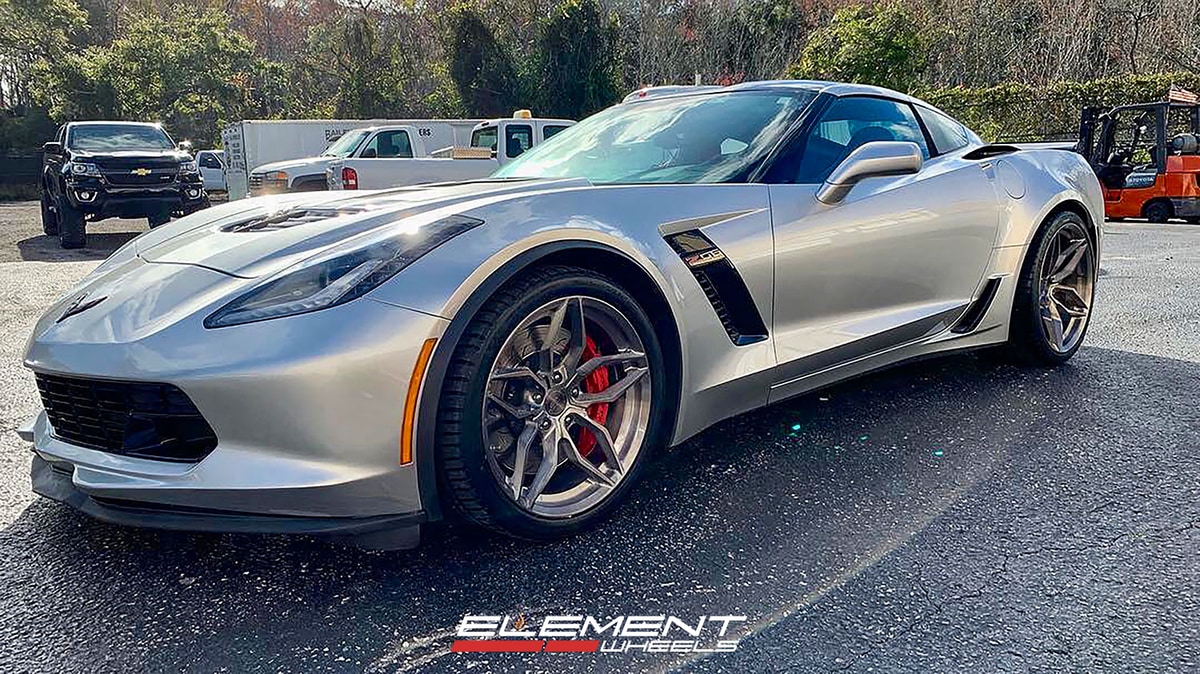 Chevrolet Chevrolet Corvette 19 and 20 inch Staggered RSR R902 Brushed ...
