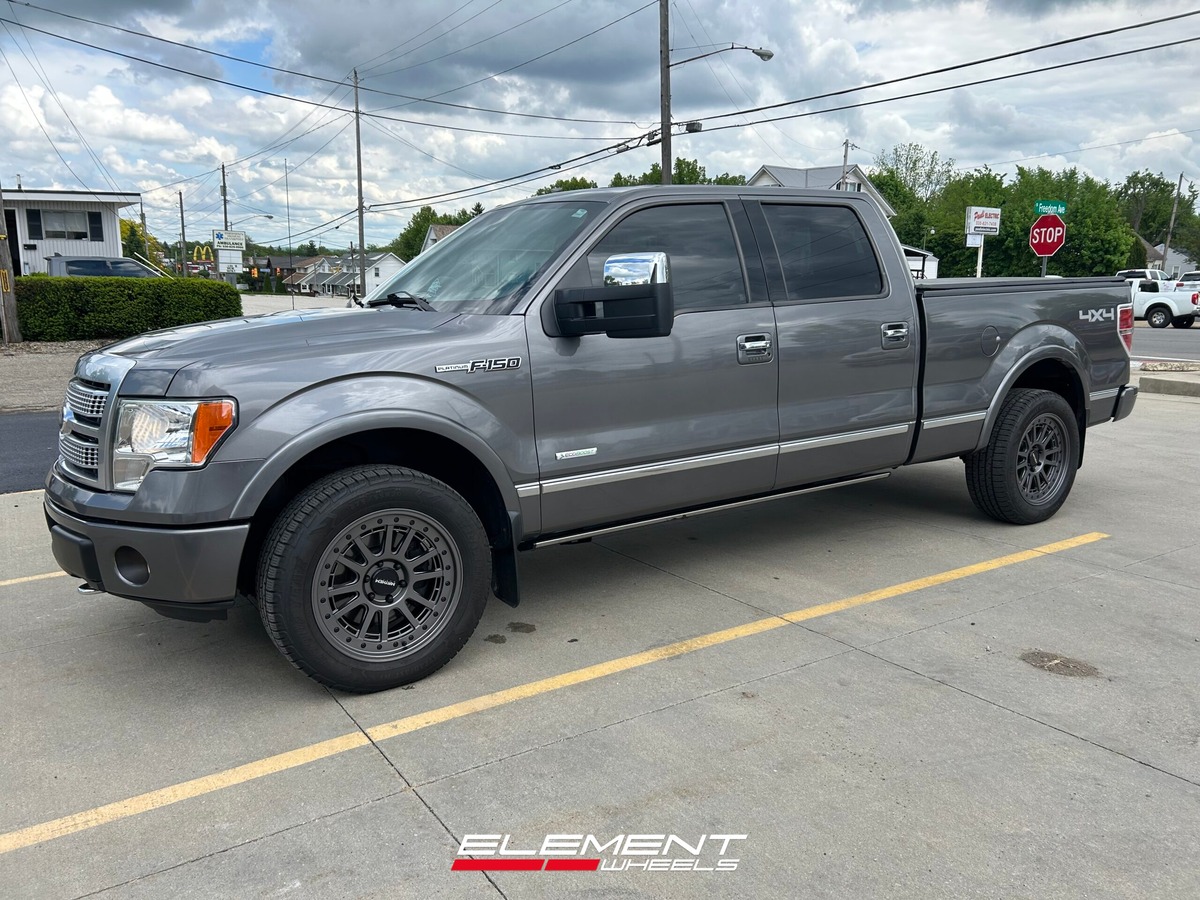 20 inch Mayhem Compass 8305 in Matte Gunmetal on a 2012 Ford F-150