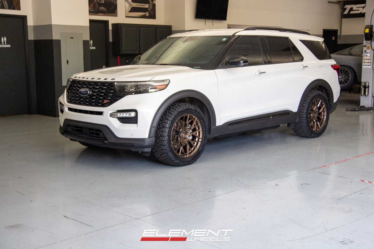 20 Inch Variant Radon in Satin Bronze on a 2021 Ford Explorer ST