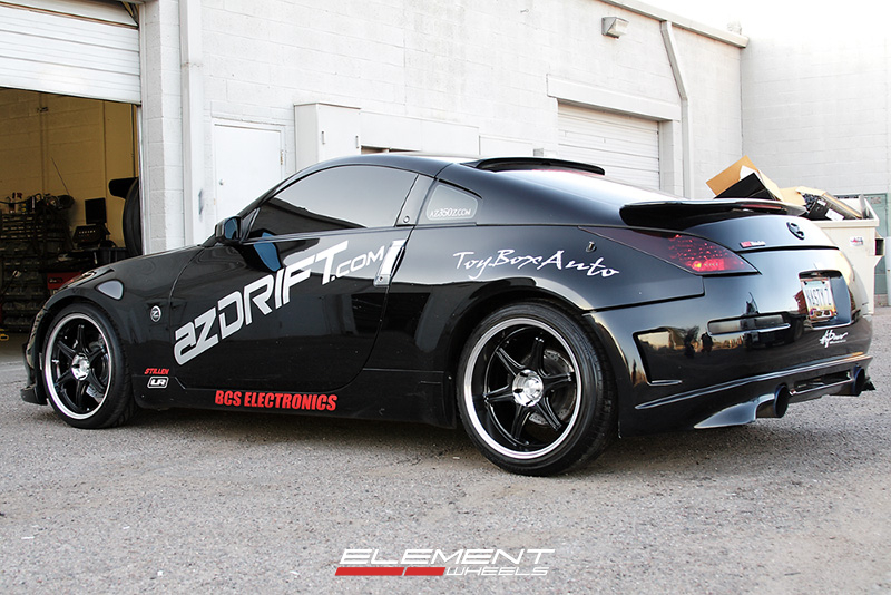 Tenzo GT-6 Wheels on 04 Nissan 350z w/ Specs