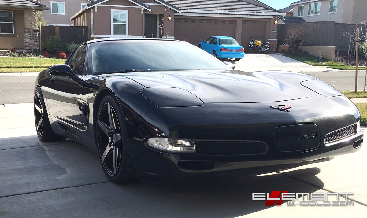 Savini Black Di Forza BM11 on 2004 Corvette C5 w/ specs