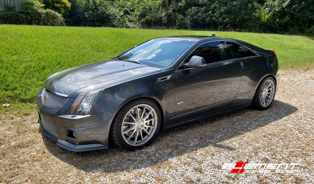 19 Inch Staggered GroundForce GF06 Wheels on 2011 CTS-V Coupe