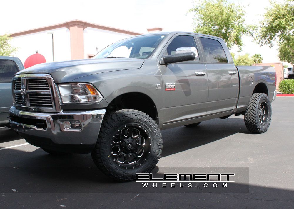 Fuel Boost Black/milled on 2011 Dodge Ram 2500 w/ Specs