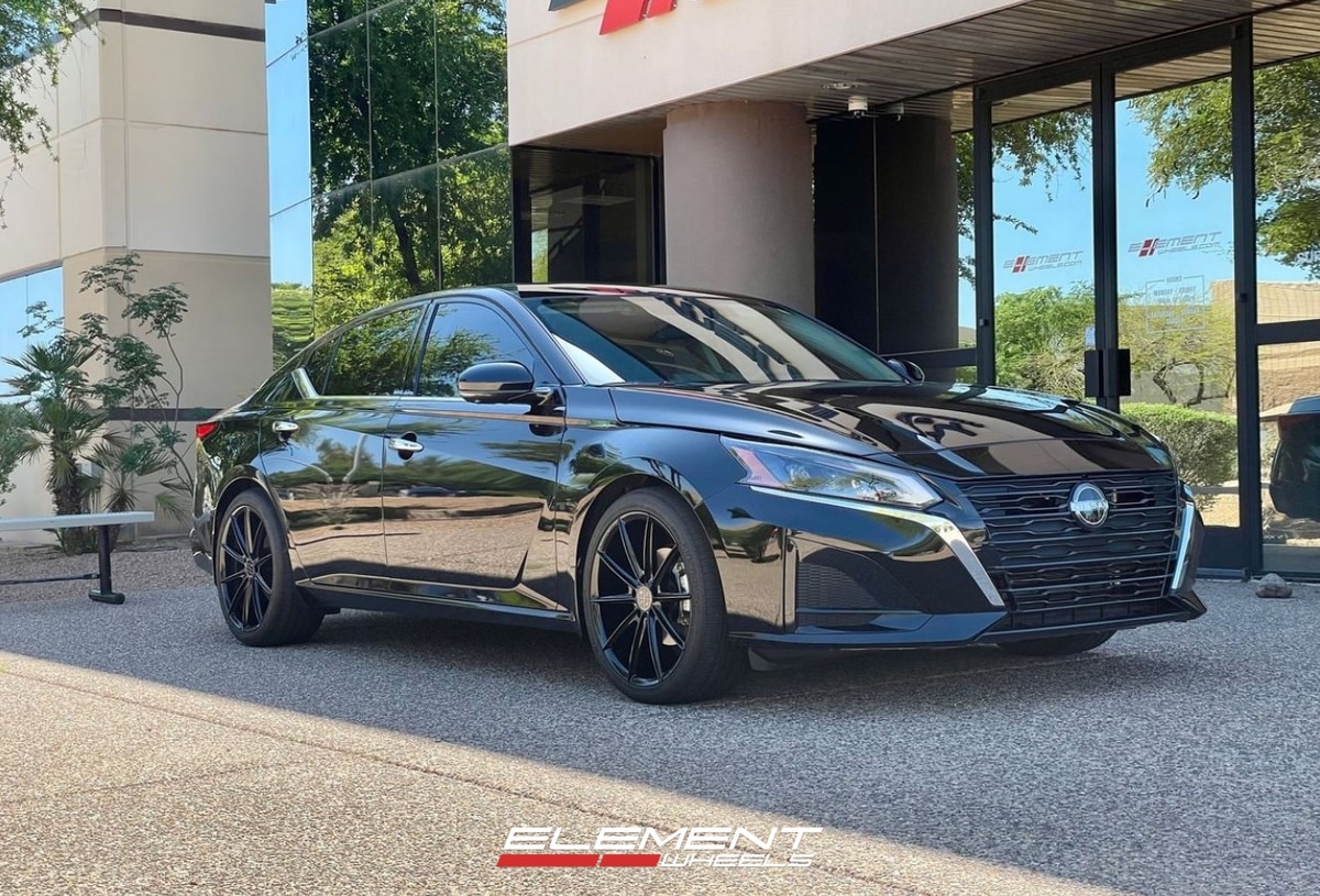 19 inch Blaque Diamond BD-11 in Gloss Black on a 2024 Nissan Altima