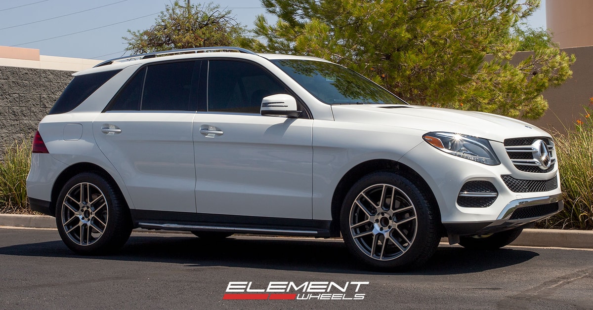 20 inch Mandrus Otto Gunmetal w/ Mirror Cut Face on a 2017 Mercedes Benz GLE350