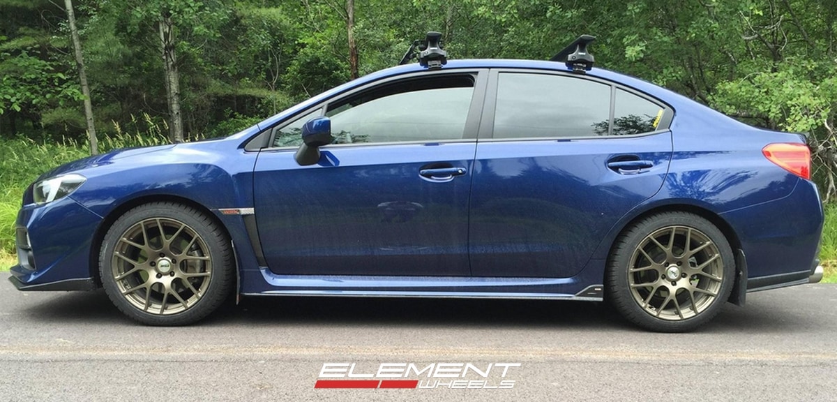 18 inch TSW Nurburgring Matte Bronze on 2015 Subaru WRX w/ Specs