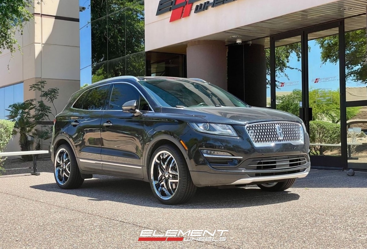 20 inch Diablo Blitz in Chrome w/ Black Inserts on 2019 Lincoln MKC